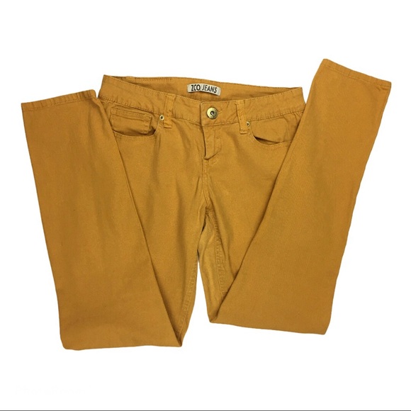 ZCO Jeans Women’s Skinny Mustard Jeans Size 9 - Picture 3 of 8